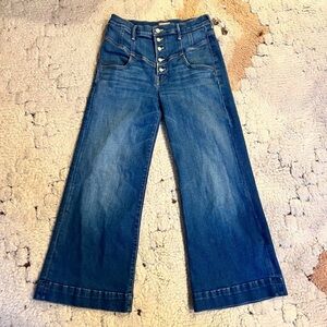 Mother Swooner Roller Yoke Front Ankle Jeans